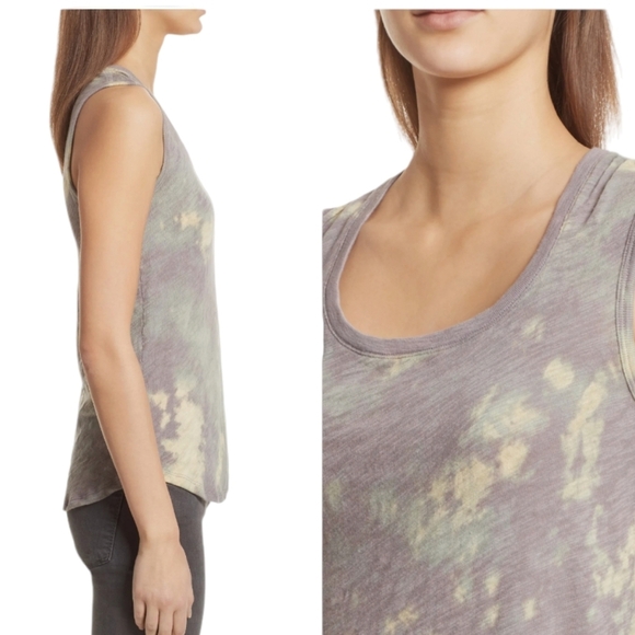 ATM Anthony Thomas Mellilo Sweatheart Tie Dye Tank Top Size XS Casual Coquette - Picture 12 of 12